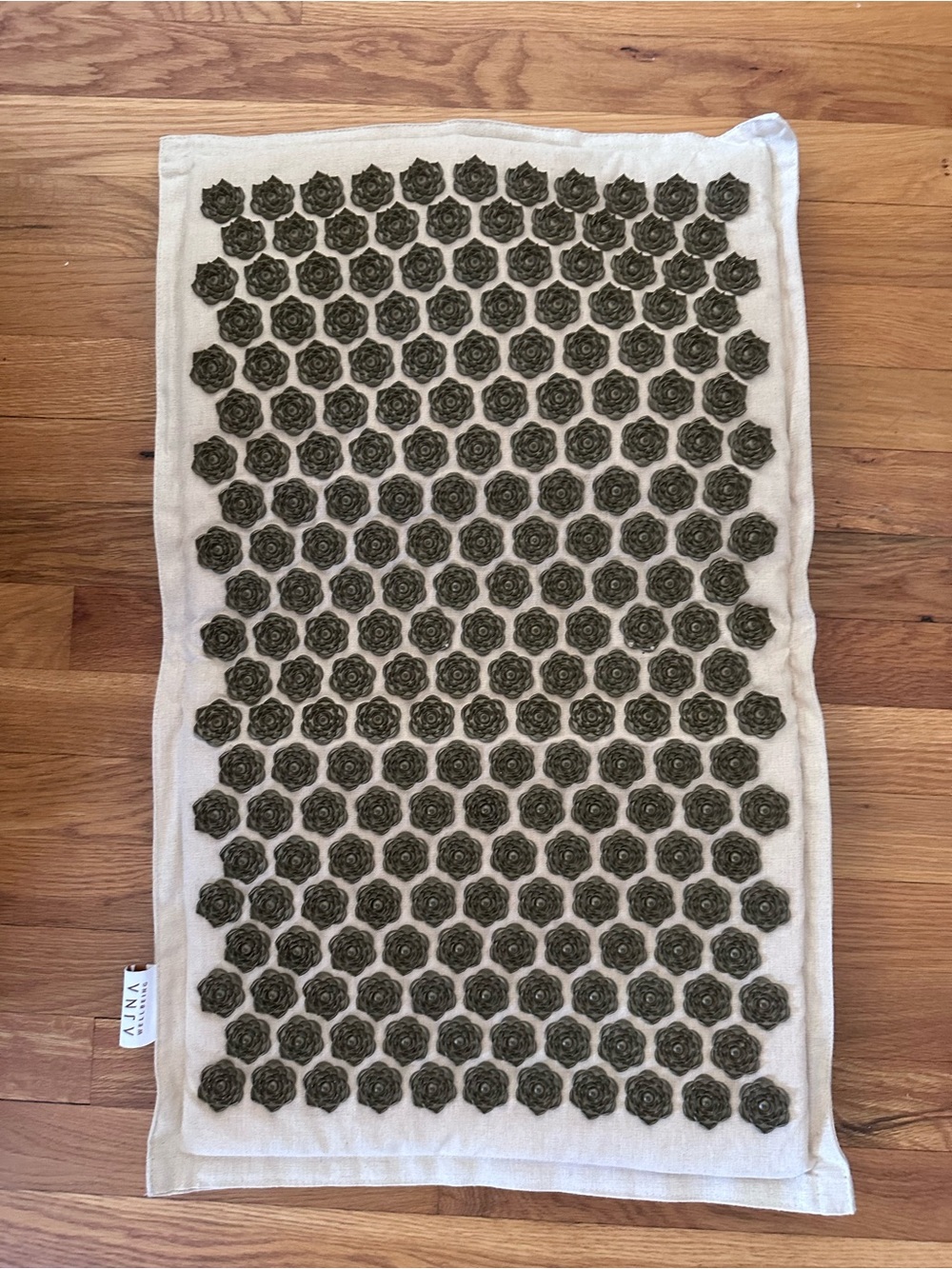 Acupressure Mat Pad with Olive Green Spikes